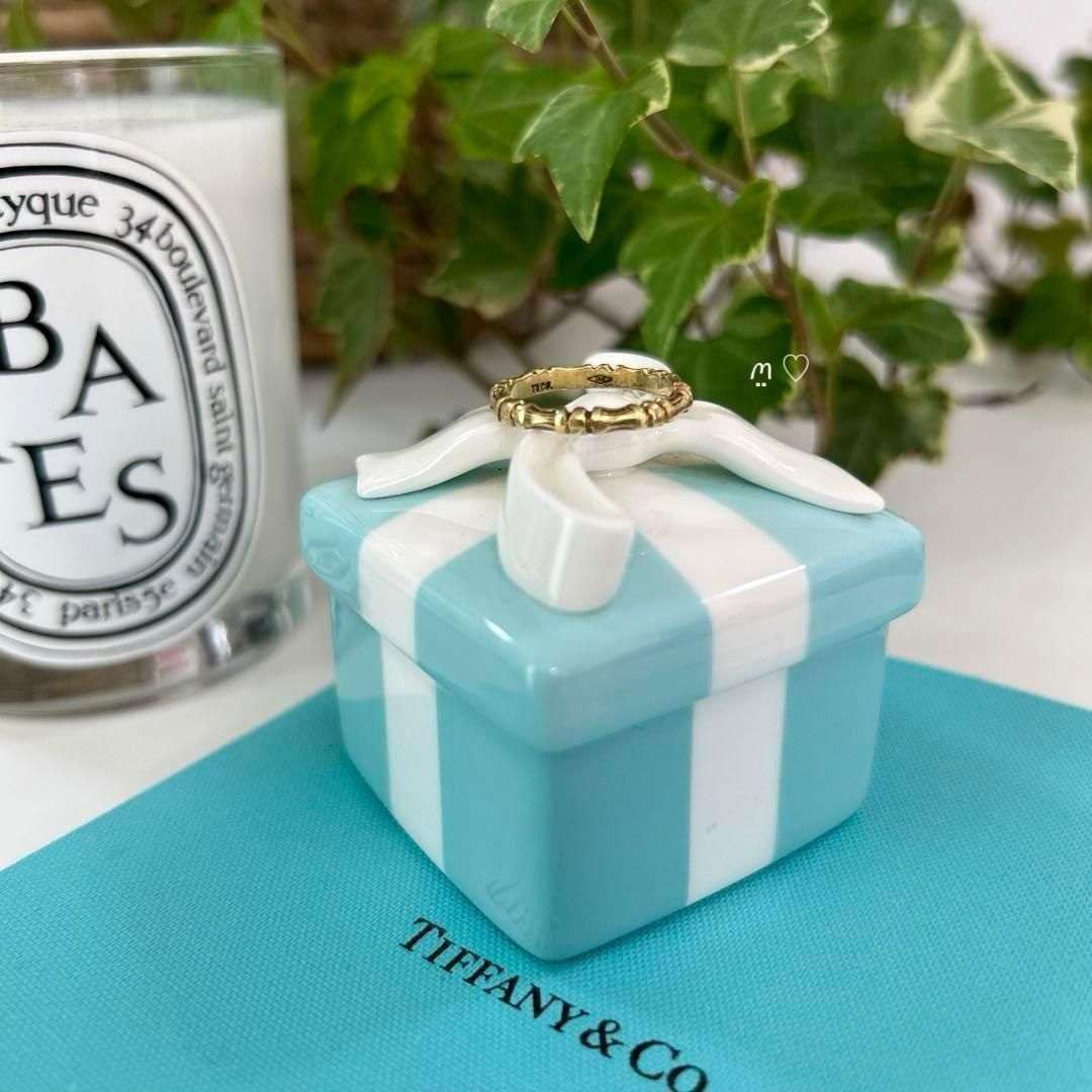 送料無料　ティファニー　バンブーリング　12号　18Kゴールド　ヴィンテージ　希少　TIFFANY&Co.
