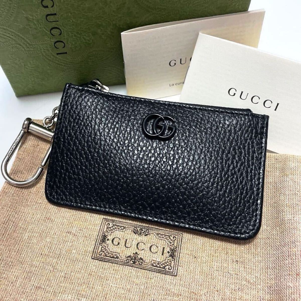 B (目立った傷や汚れなし)】☆美品 GUCCI グッチ GGマーモント ダブルG 