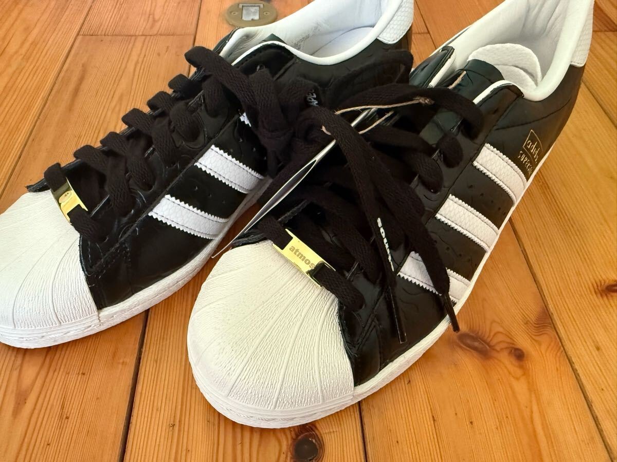 adidas SUPERSTAR VINTAGE BAPE atmos 28cm CORE BLACK/FOOT WEAR WHITE/OFF WHITE アディダス スーパースター エイプ