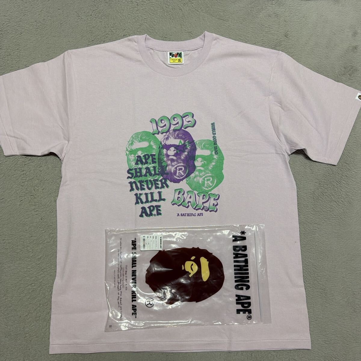 A BATHING APE x GOD SELECTION XXX Ape Head Tee 