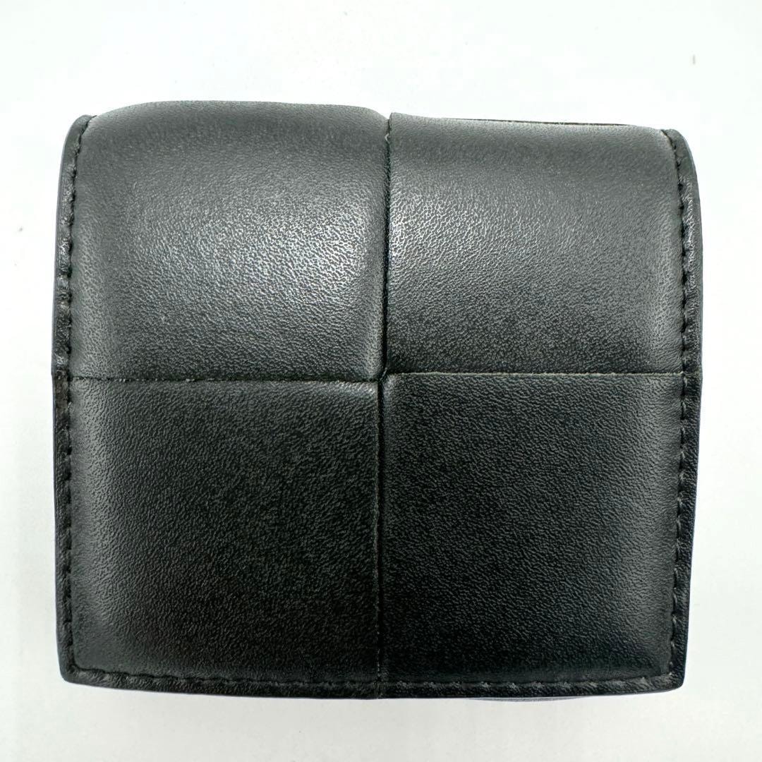 No.550 早い者勝ち☆超美品☆ボッテガヴェネタ マキシイントレチャート カセット コインケース グリーン 小銭入れ RFID メンズ レディース