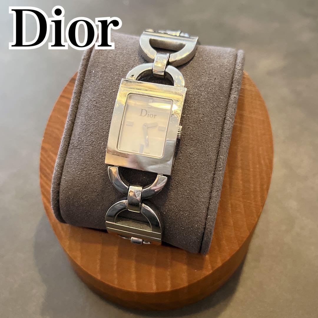 電池交換済 Dior ディオール 腕時計 マリス D78-109 シェル文字盤
