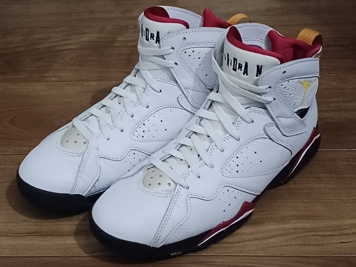 Nike Air Jordan 7 Retro Cardinal 27cm US 9 2022年 箱付 中古 美品 エア ジョーダン 7 レトロ カーディナル