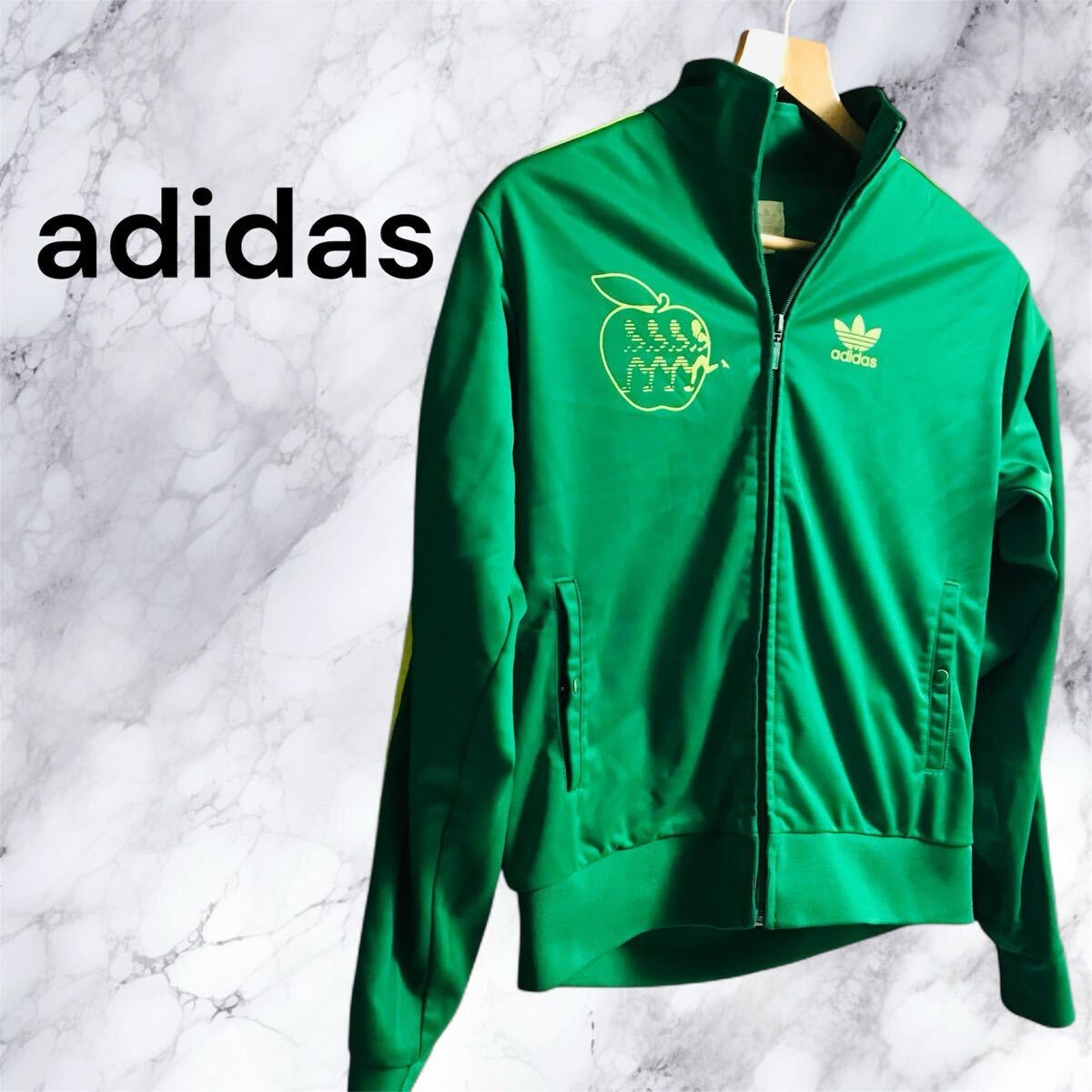 C (やや傷や汚れあり)】adidas アディダス トラックジャケット XS
