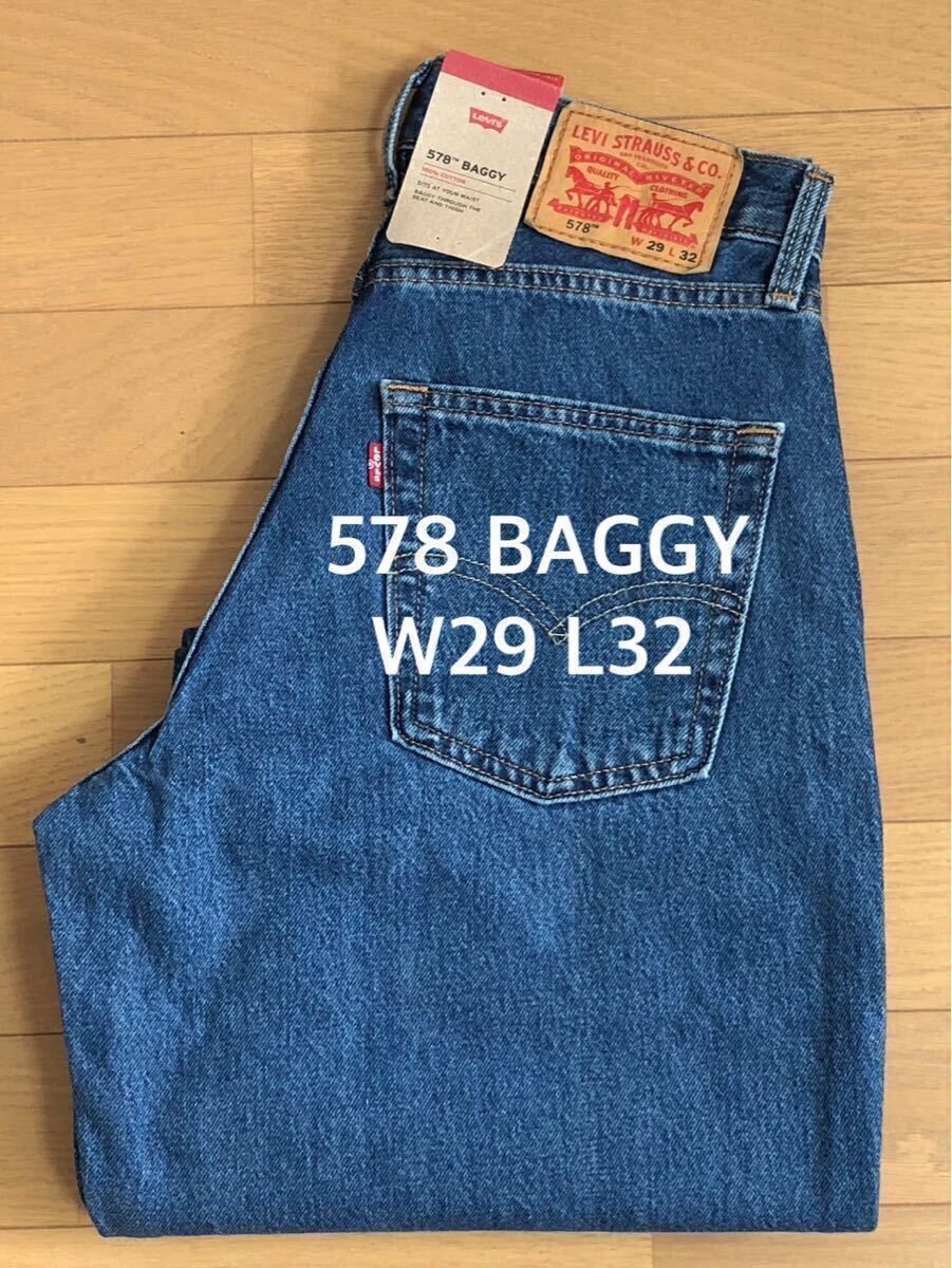 Levi's 578 BAGGY MIDBLUE W29 L32