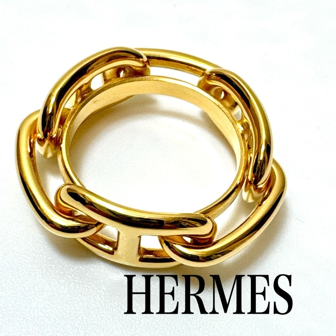 HERMES エルメス ルカデ シェーヌダンクル スカーフリング