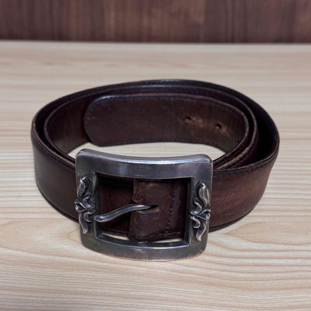 クロムハーツ クラシックオーバルクロス 1.5 ベルト CHROME HEARTS クロムハーツ 1.5 クラシック オーバルクロス バックル