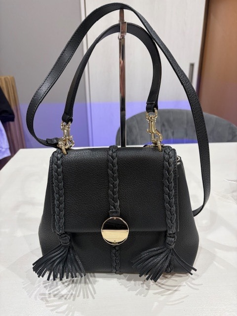 極美品✨ Chloe 2way ショルダーバッグ パラティ ミディアム ブラック Chloe（クロエ） パラティ ミディアム ブラック レザー 2WAY