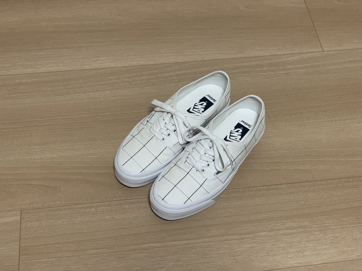 VANS × Setiin LX Authentic 44 スニーカー ホワイト 白 バンズ