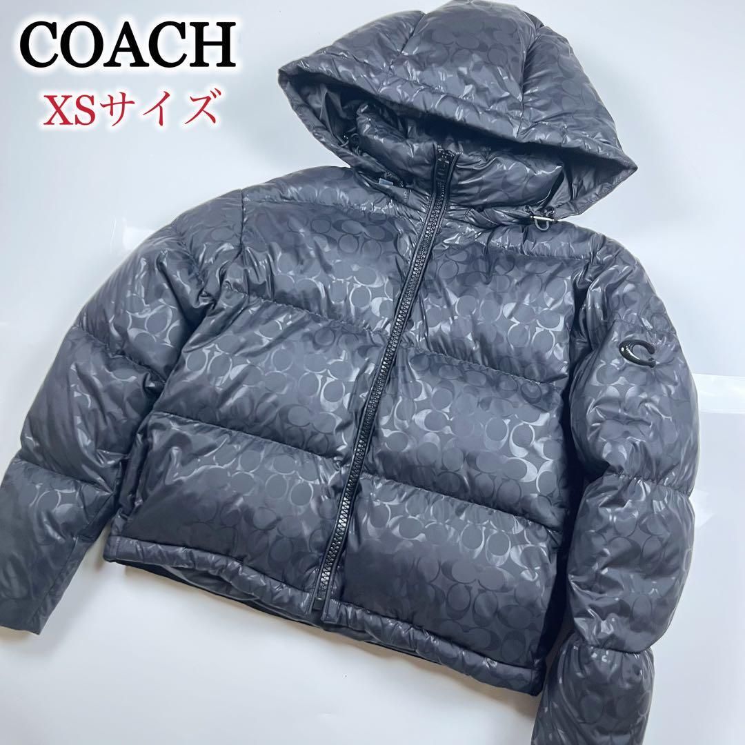 超美品☆coach☆ダウンジャケット☆XS☆ 目立った傷や汚れなし】【極美品】COACH コーチ ダウン