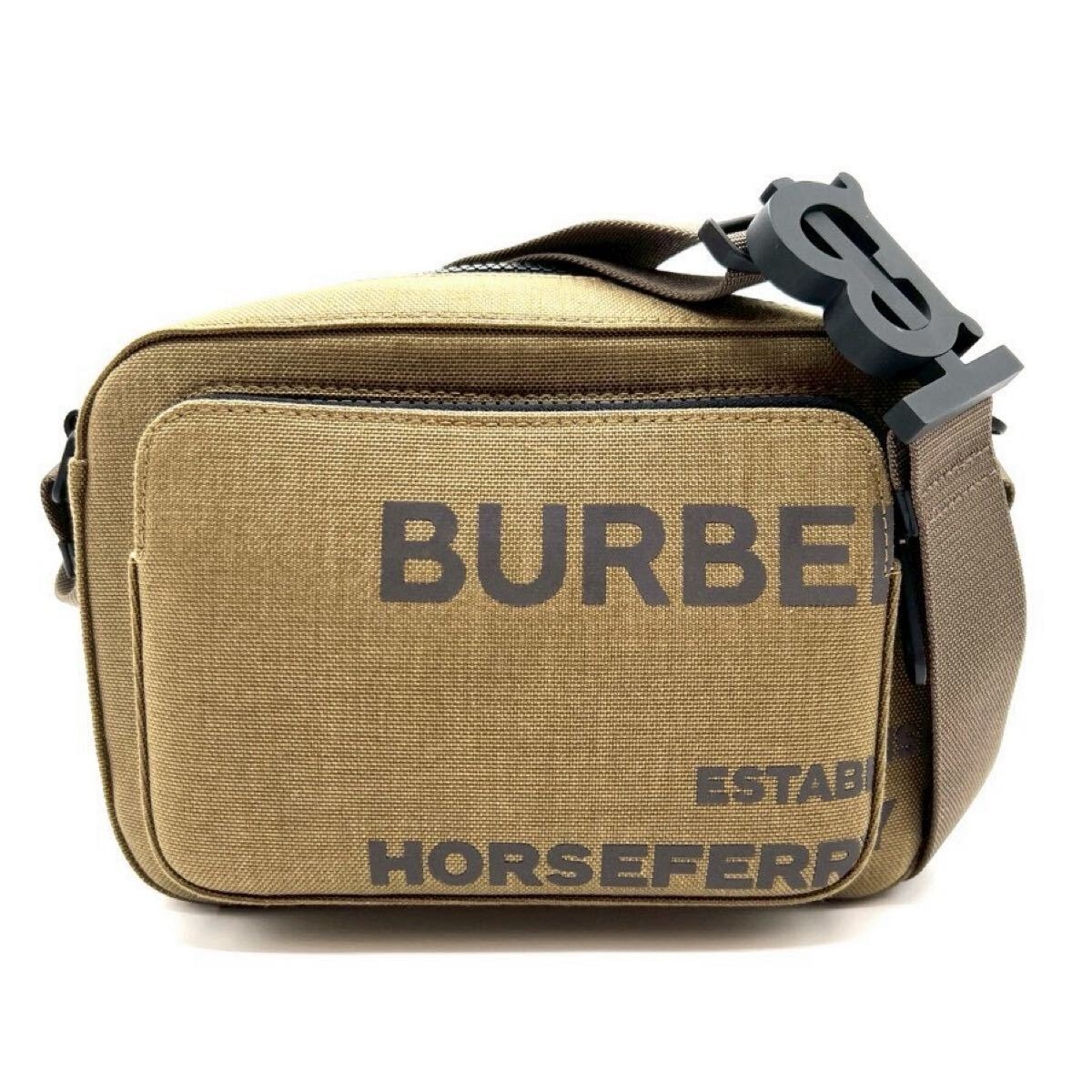 BURBERRY ホースロゴプレート カメラバッグ ショルダーバッグ スクエア BURBERRY（バーバリー） 《クーポン》バーバリーショルダーバッグ