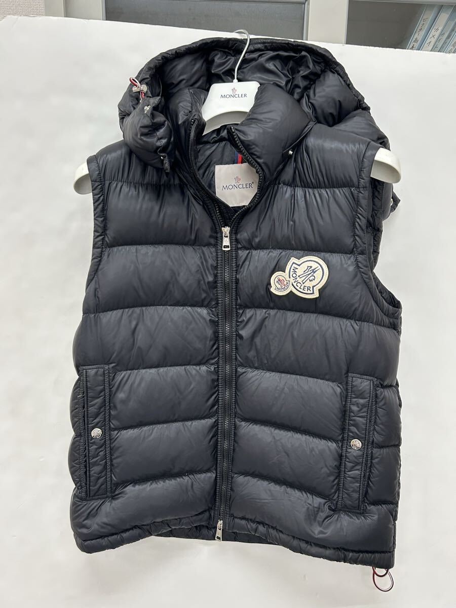 美品 モンクレール GERS ダウン ベスト サイズ3 黒