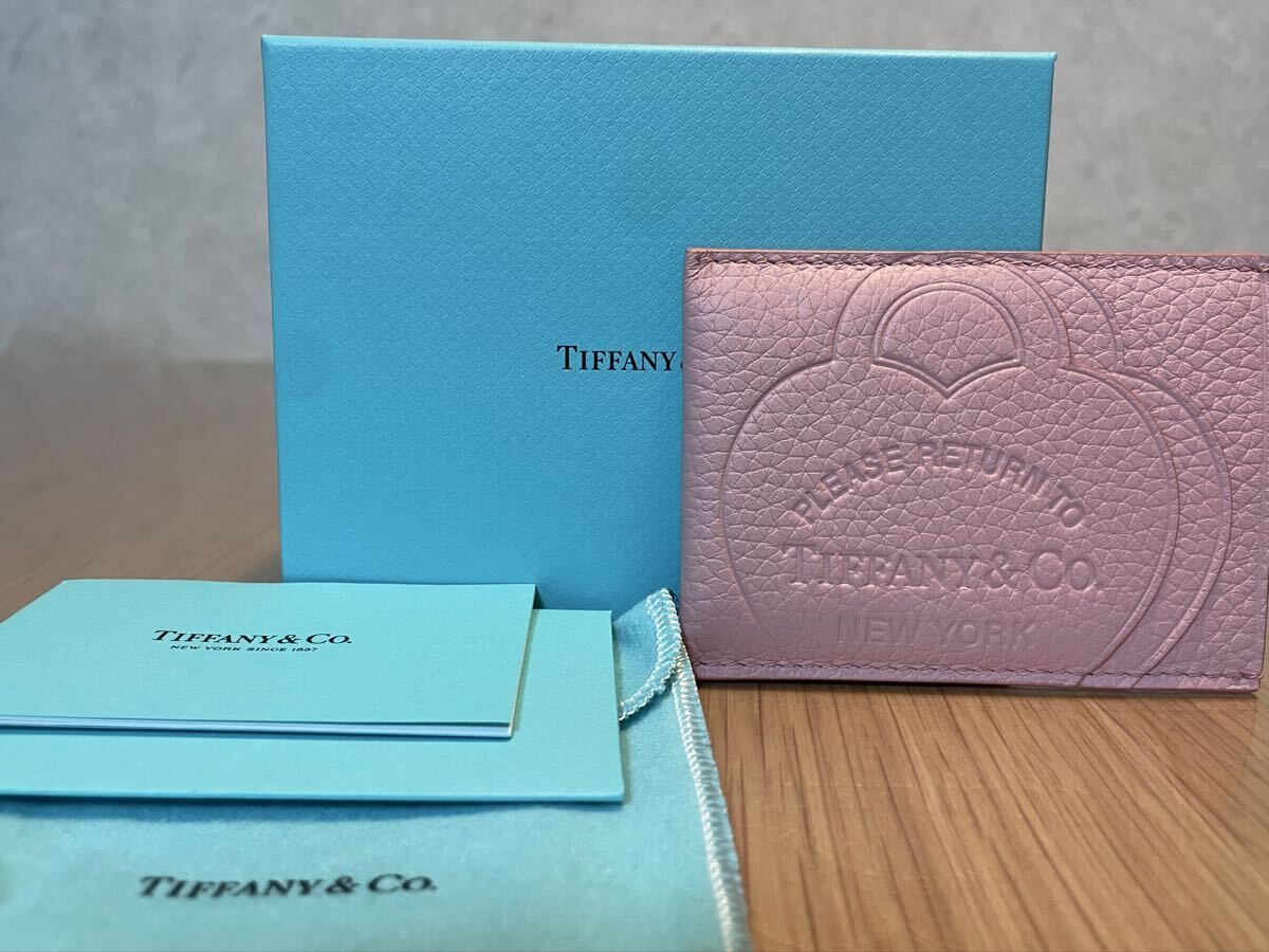 ティファニー　リターン トゥ ティファニー　ハート　レザー　カードケース　ピンク　カードホルダー　Tiffany & Co.　TIFFANY & CO. 