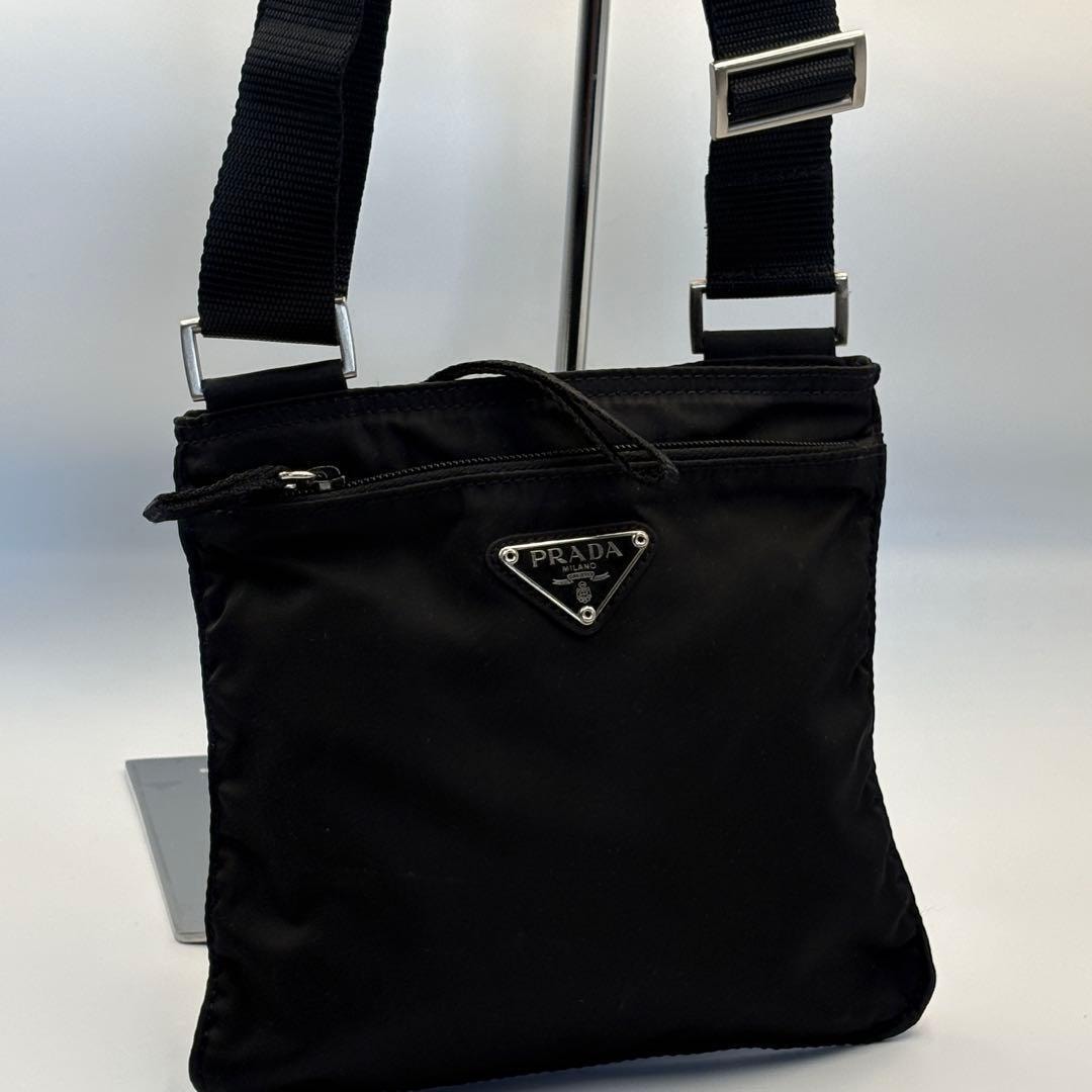 B (目立った傷や汚れなし)】極美品 PRADA プラダ ハンド トート セミ 