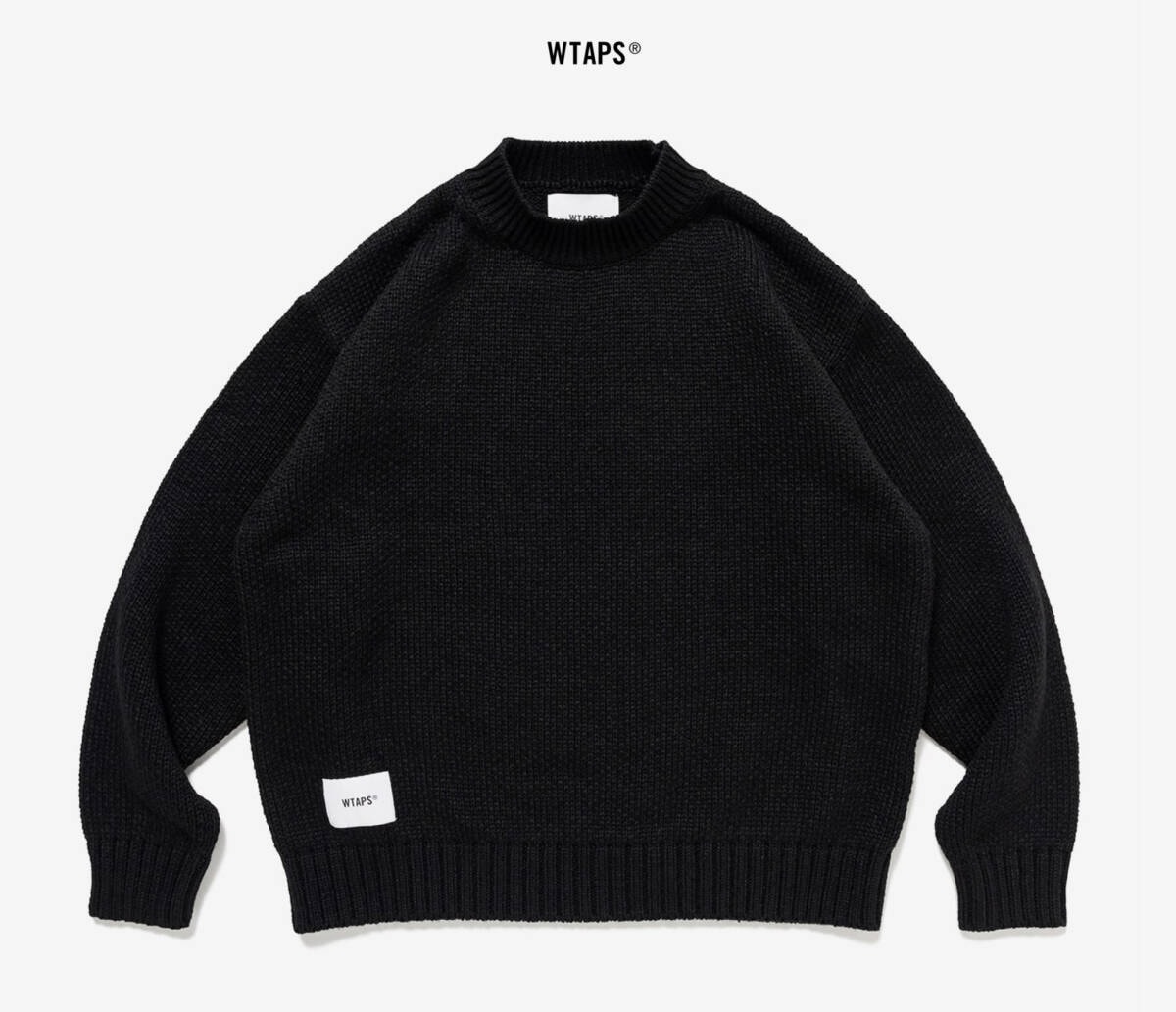 【新品】24AW WTAPS DUANE SWEATER L ニット 新品・未使用(ワケあり)】【02】WTAPS 24aw 242MADT-KNM01 DUANE