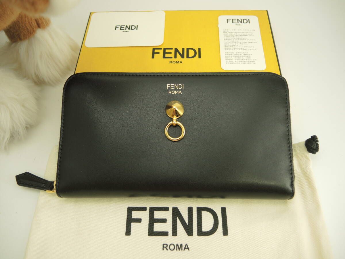 FENDI フェンディ バイザウェイ 長財布 レザー 革 ブラック 新品・未使用(ワケあり)】フェンディ ロングウォレット
