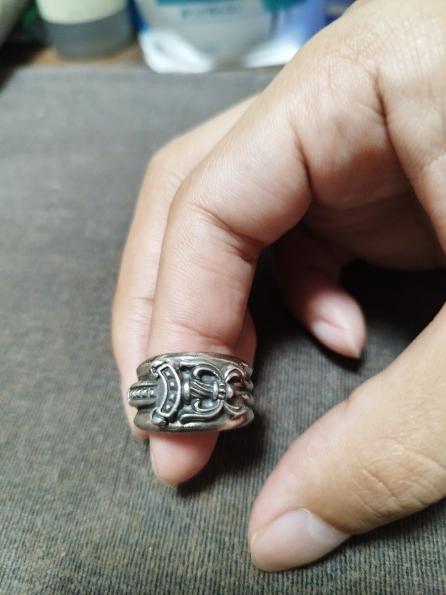 CHROME HEARTS　クロムハーツ　ダガーリング　Dagger Ring　約18号　インボイス付　美品
