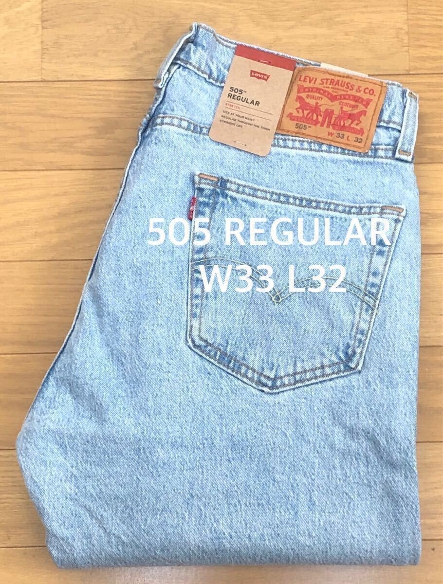 Levi's 505 REGULAR FIT LIGHT INDIGO W33 L32