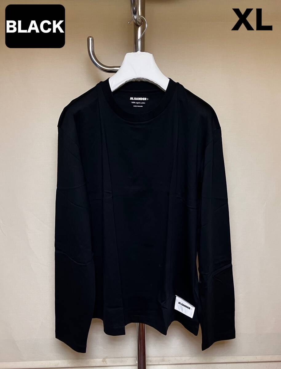 未使用　JIL SANDER 23ss パックTシャツ 黒　一枚　L jilsander-012_01.jpg