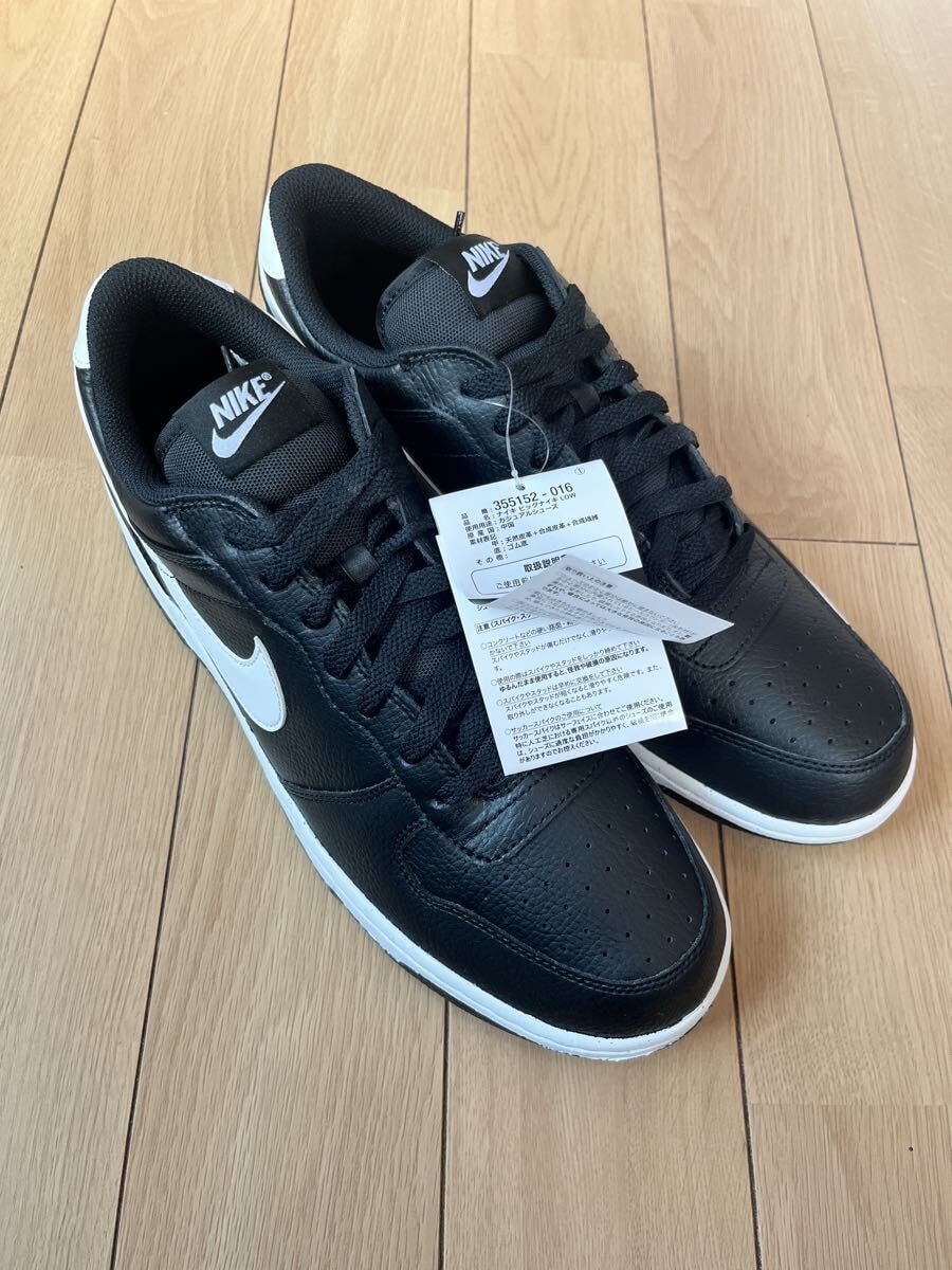即決送料無料NIKEナイキビッグナイキBIGLOWローUS12新品未使用30cm黒白限定355152-016DUNKJORDANカマボコ風車ギャルソン藤原ヒロシ