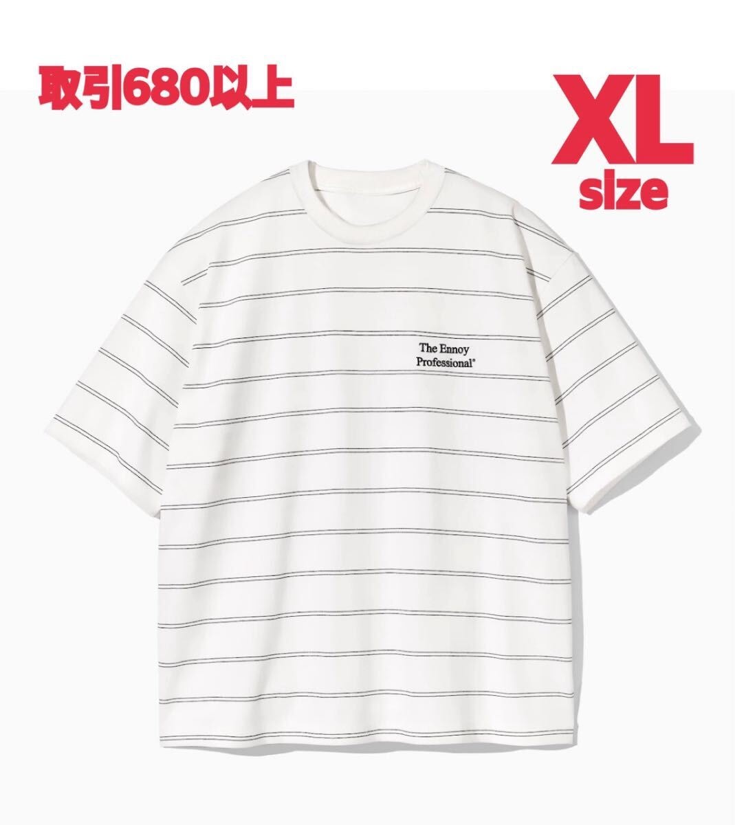 ENNOY 23SS L/S Border T-Shirts 