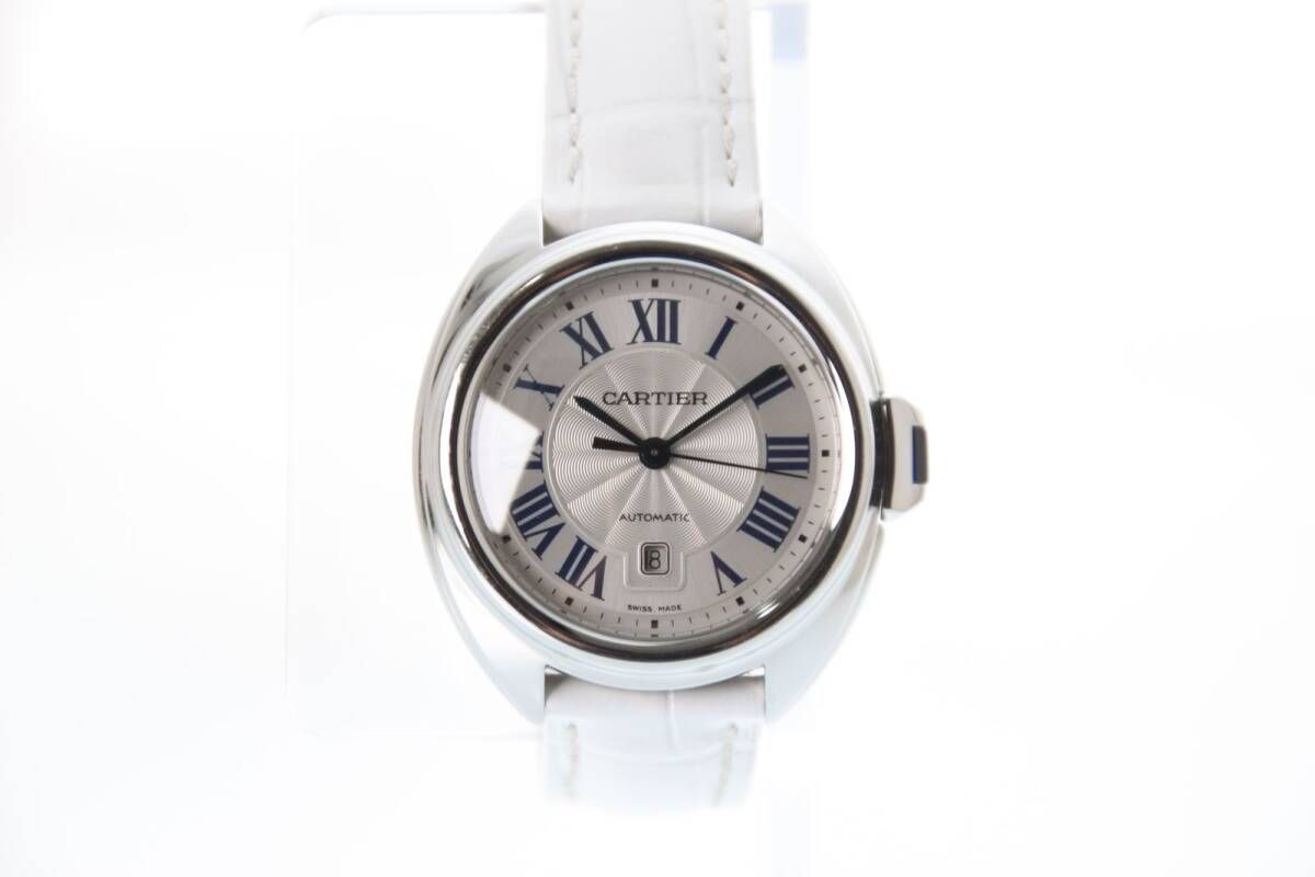 【Cartier】　カルティエ 　クレ ドゥ カルティエ 　WSCL0016　SS　デイト　自動巻き　メンズ　【中古】　T0085