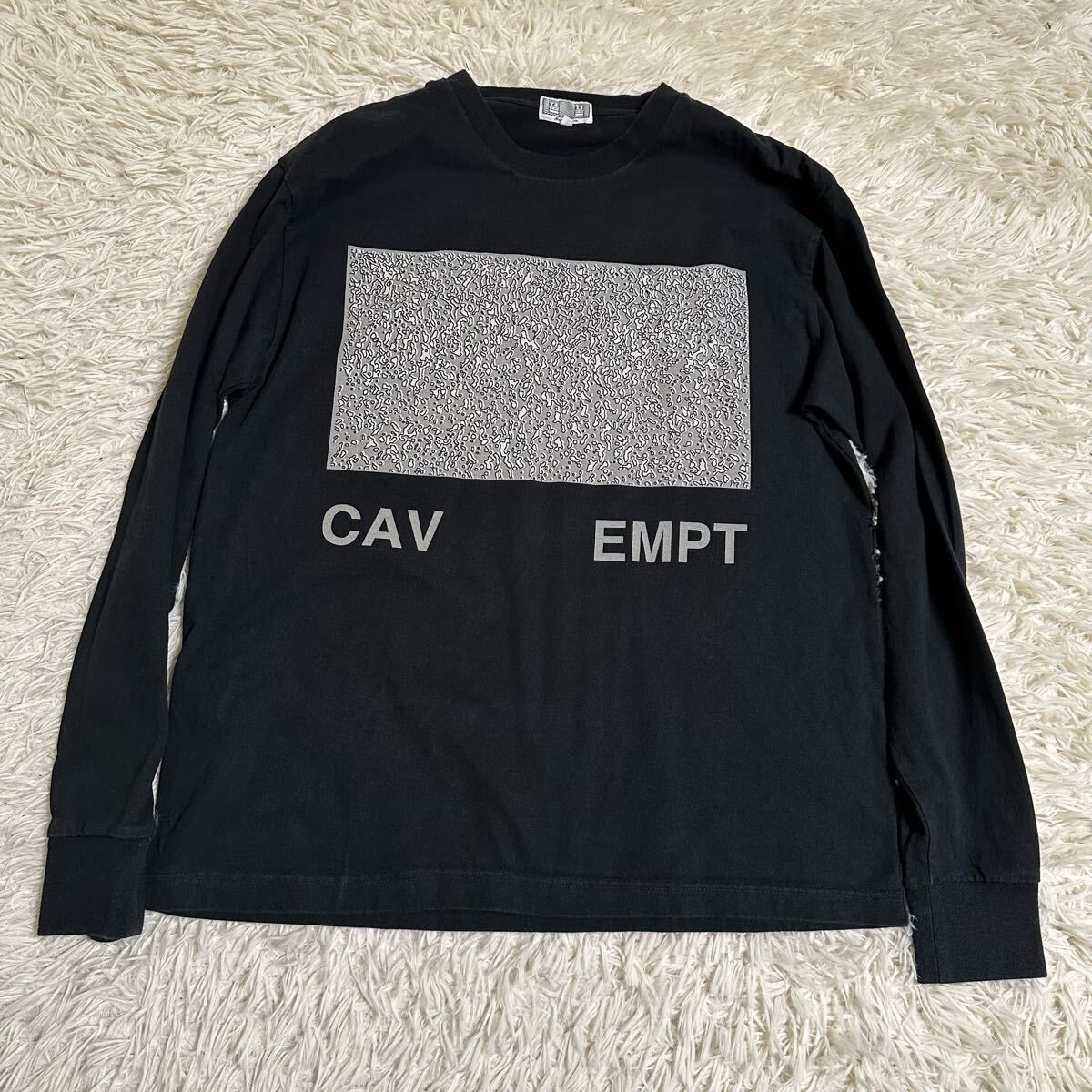 【C.E】シーイー Tシャツ L 長袖 ブラック グラフィック