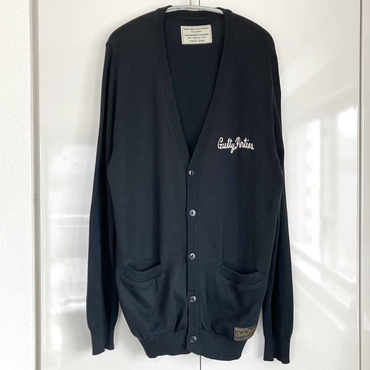 目立った傷や汚れなし】WACKO MARIA ポケット付きシンプルV
