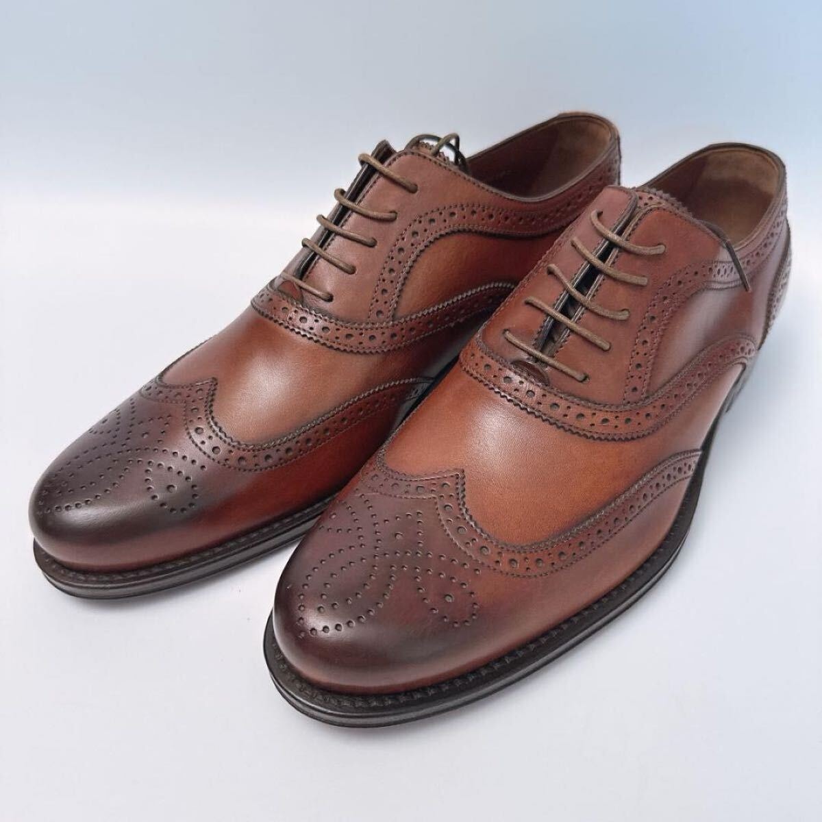 【美品】ルイヴィトン ビジネスシューズ 革靴 ウイングチップ メンズ26.5cm 楽天市場】ウイングチップ（ブランドルイ・ヴィトン）（ビジネス