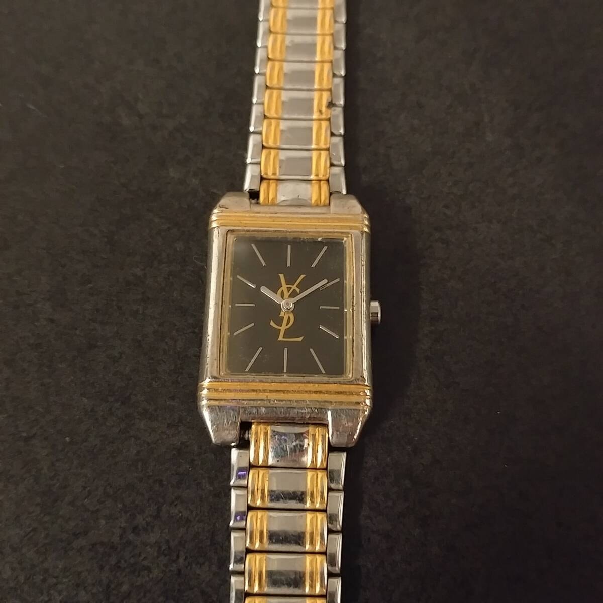 YVES SAINT LAURENT イヴサンローラン 5421-H04732Y レディース クォーツ 現在不動 現状渡し