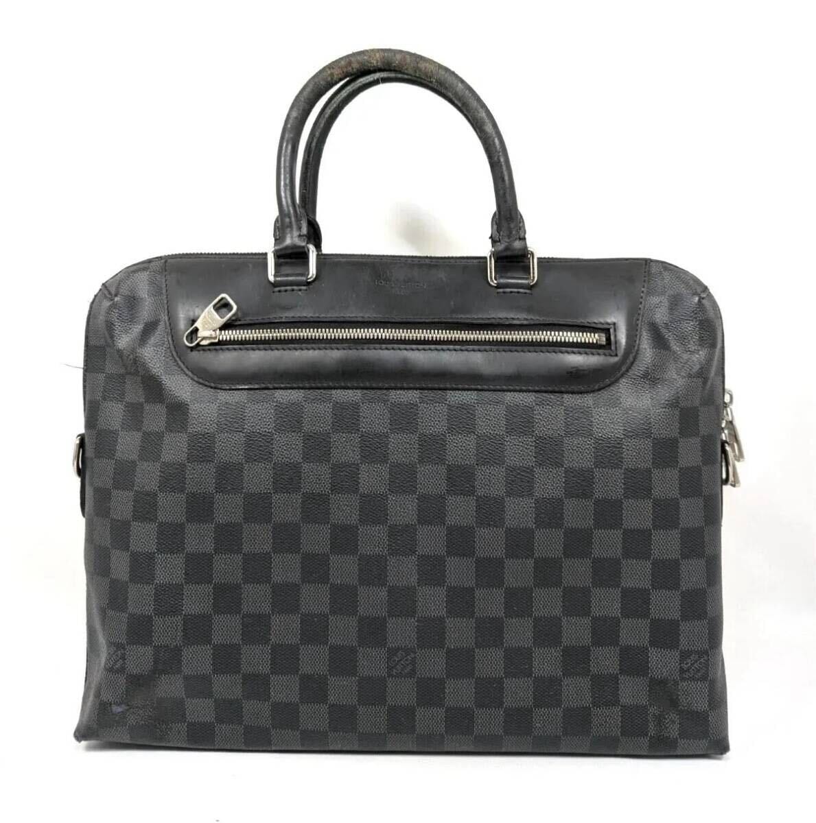 ルイ ヴィトン ビジネスバッグ ポルトドキュマン ジュール ダミエグラフィット N48260 LOUIS VUITTON メンズ 通勤 書類鞄 ブリーフケース