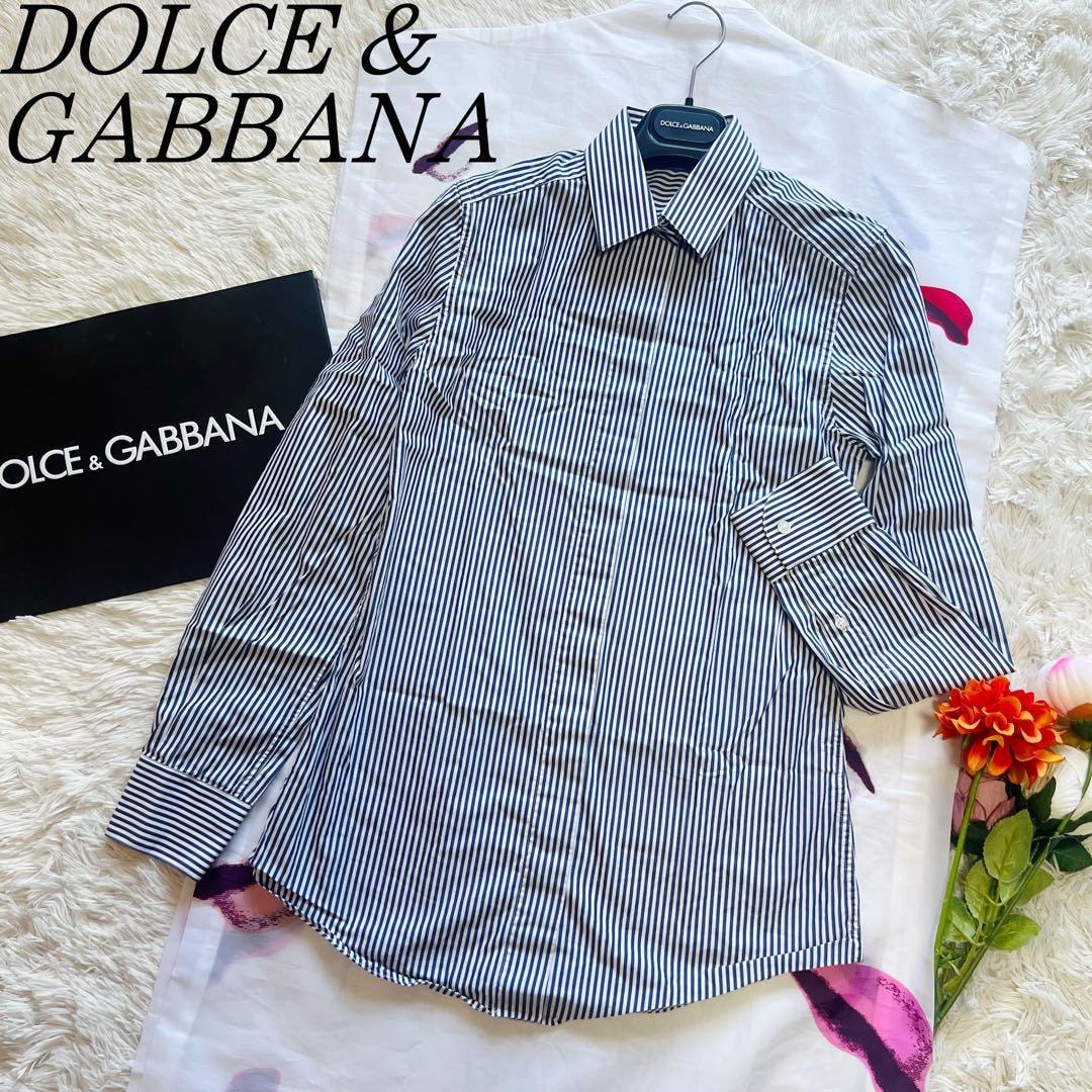 B (目立った傷や汚れなし)】【美品】DOLCE&GABBANA ストライプ