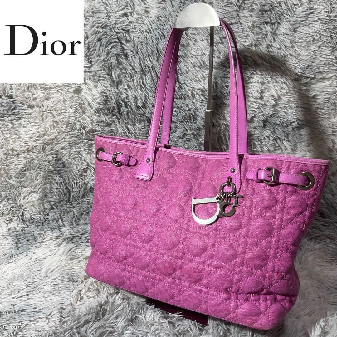 [大人気]　ディオール　Dior　ハンドバッグ　パナレア　パープル
