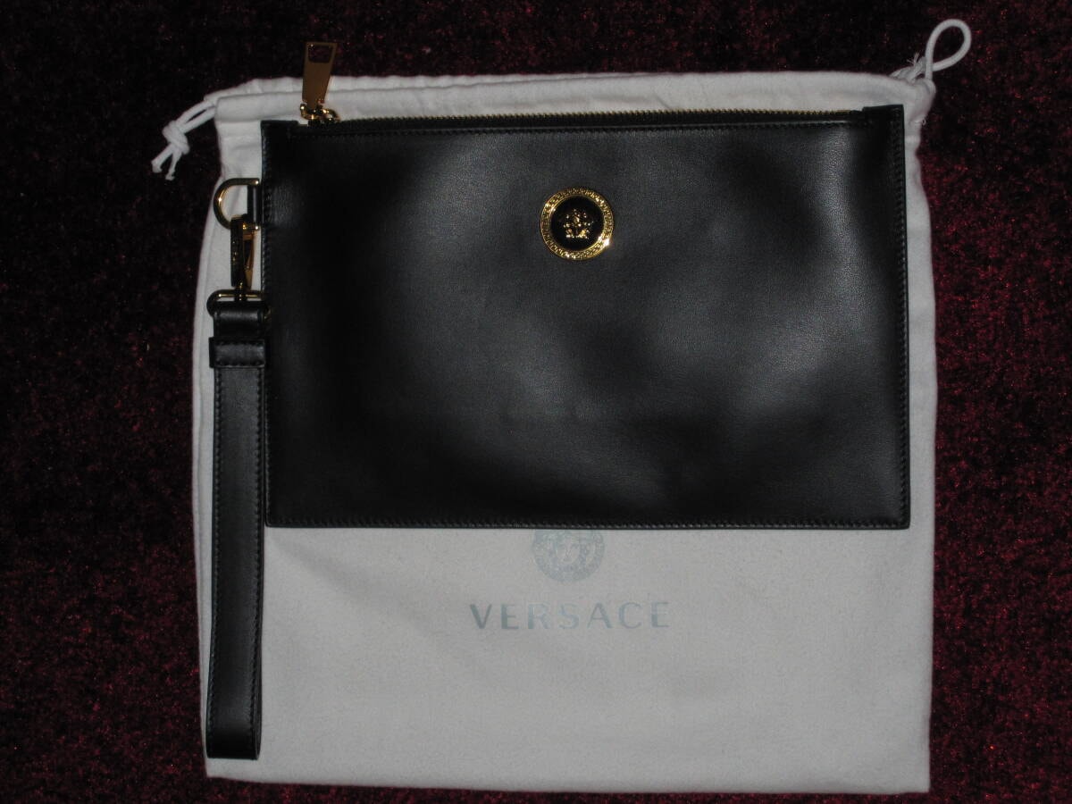  未使用保管品★GIANNI VERSACE ジャンニ ヴェルサーチ クラッチバック　カードケース　長財布入れ　