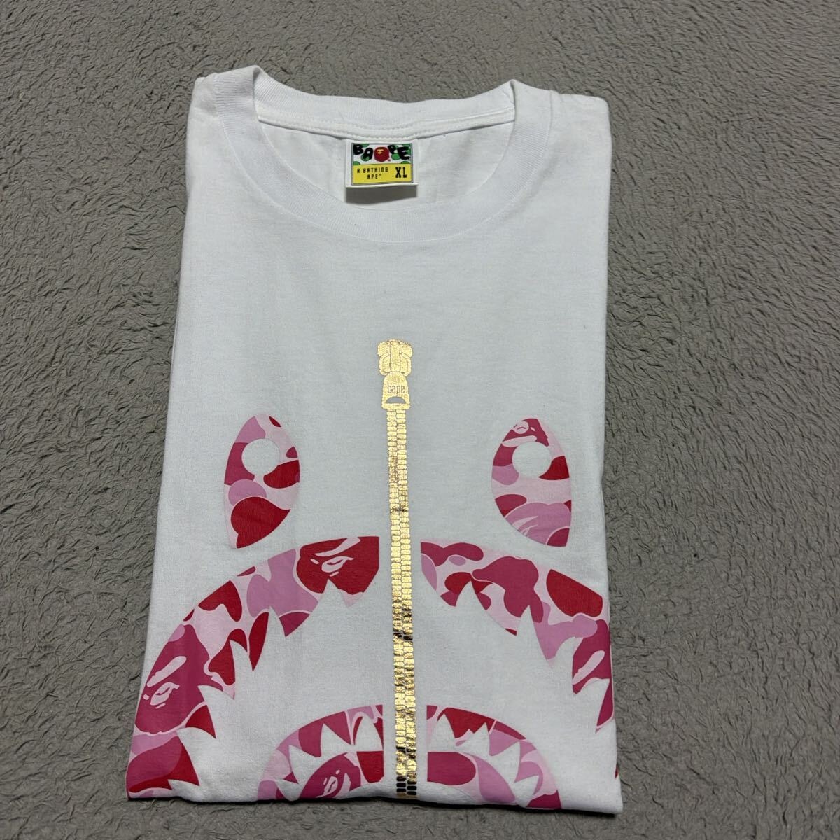 A (未使用に近い)】a bathing ape BAPE 名探偵コナン tシャツ CONAN