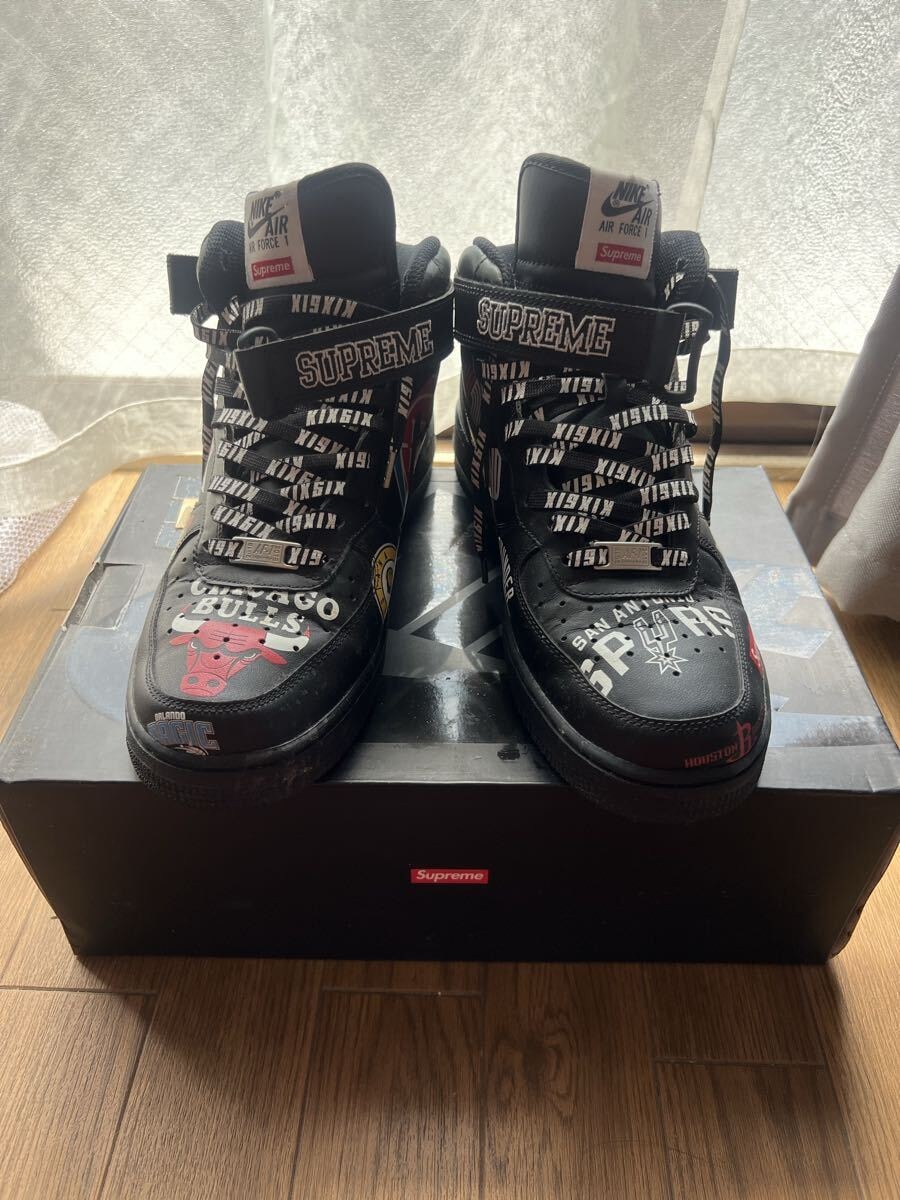 Supreme × NBA × Nike Air Force 1 Mid '07 