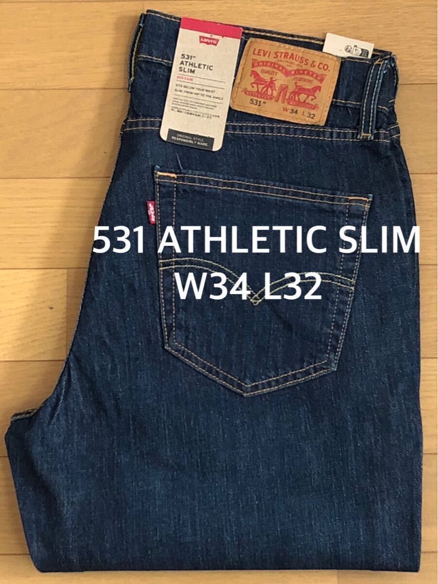 Levi's 531 ATHLETIC SLIM COULDNT AGREE MORE W34 L32