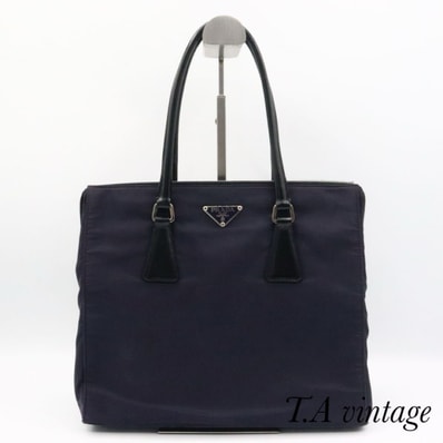 E (全体的に状態が悪い)】プラダ PRADA オーストリッチ キャンバス E (全体的に状態が悪い)】プラダ PRADA オーストリッチ キャンバス