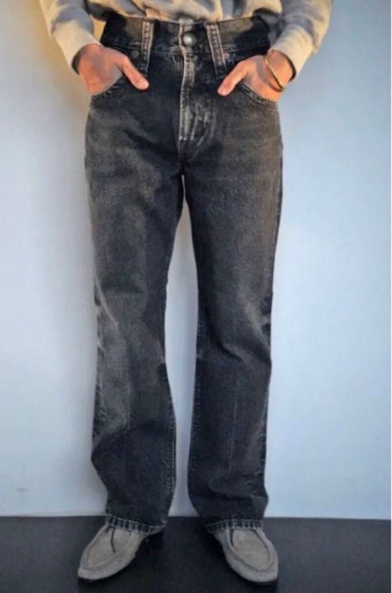 KOOKYZOO JUVENILE FLARE DENIM PANTSブラックフレアデニムlevi’s517ブラック501505705057050670507