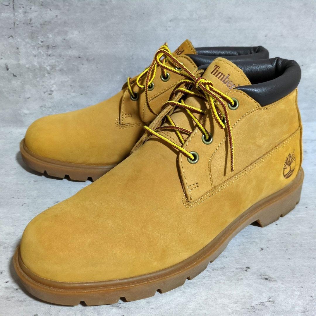 【Timberland】ティンバーランド☆53581☆イエローブーツ☆ヌバックレザー☆ウォータープルーフ☆チャッカブーツ☆ワークブーツ☆本革☆8W