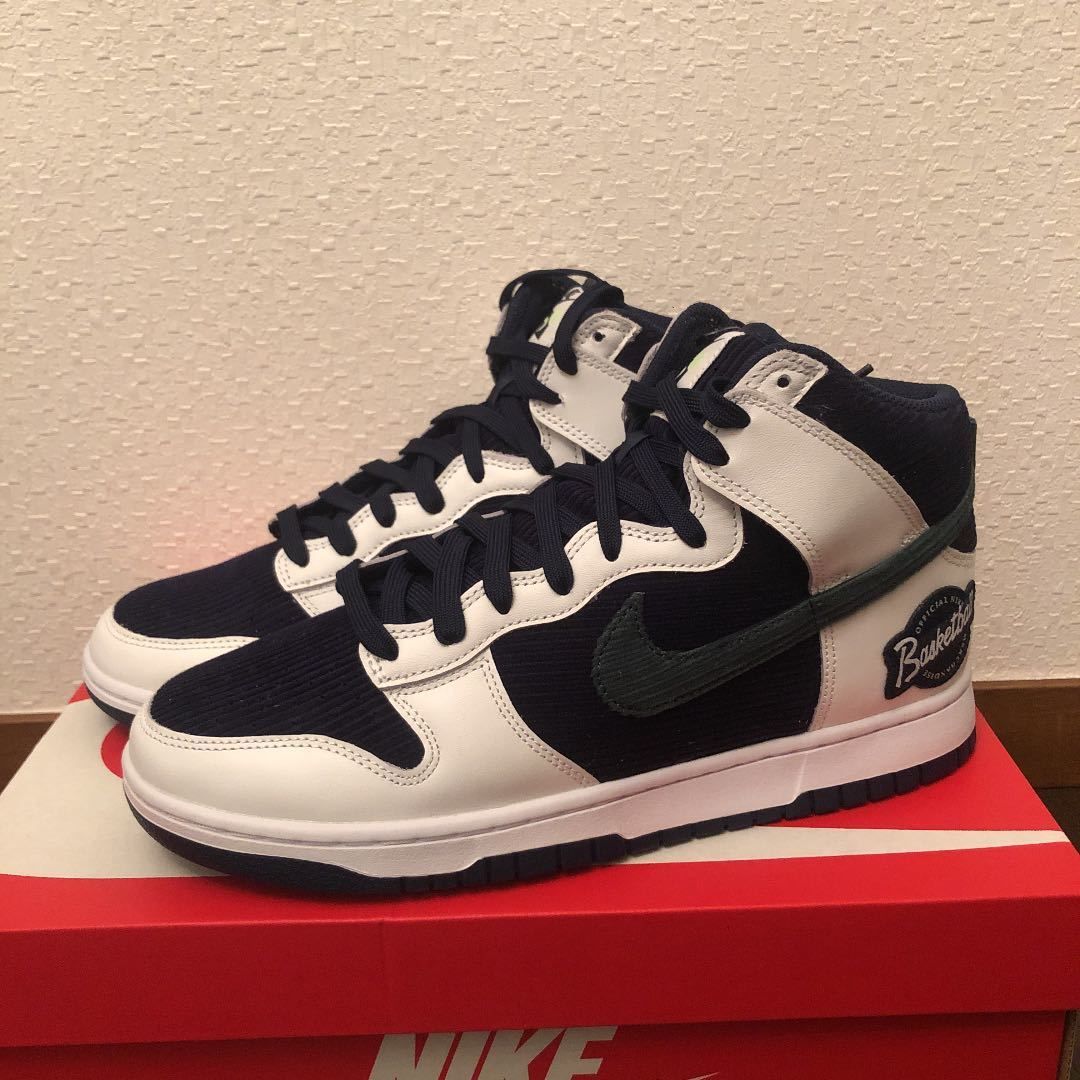 新品・未使用(ワケあり)】NIKE ナイキ ダンク ハイ College Navy