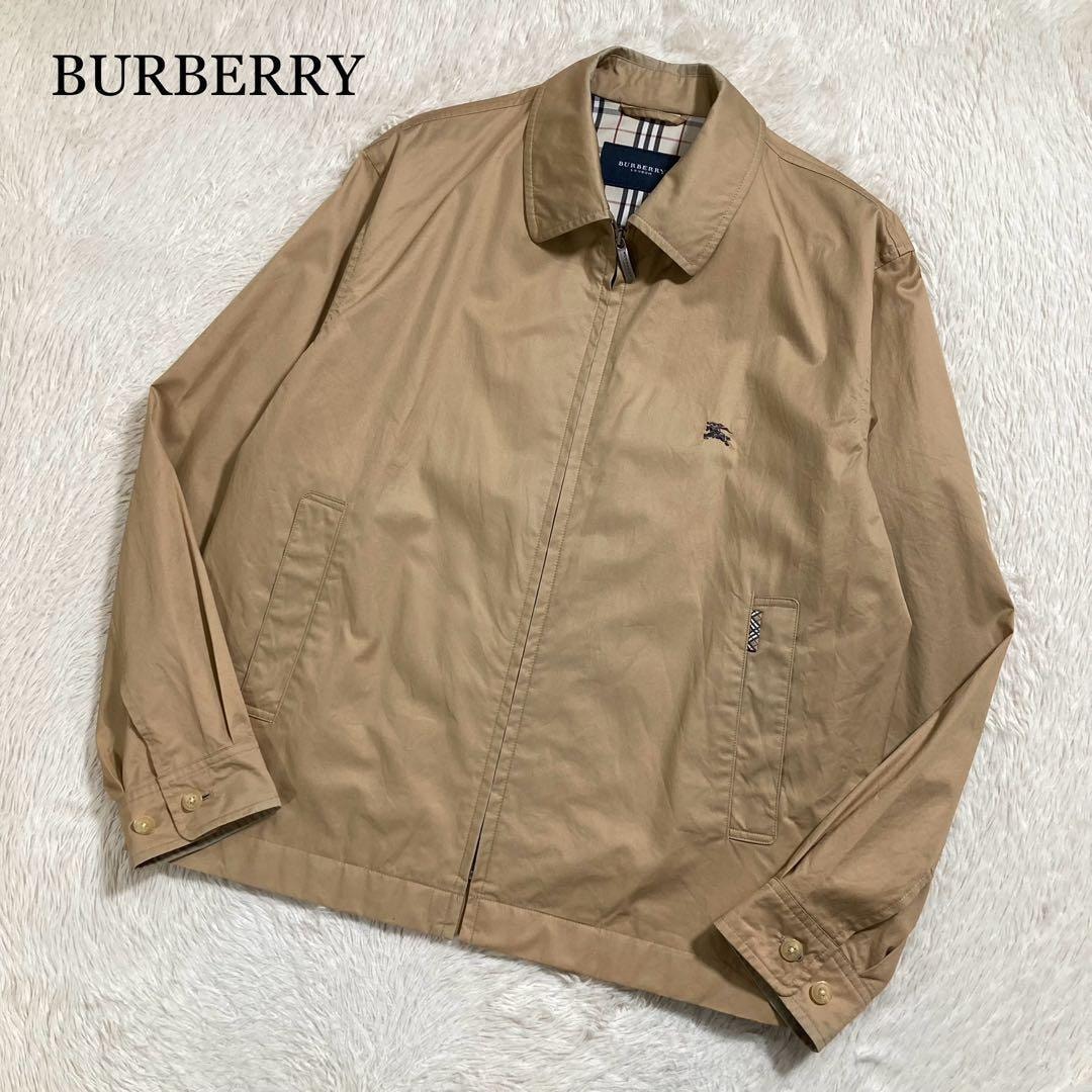 BURBERRY バーバリー ドリズラージャケット ノバチェック ホースロゴ コットン ブルゾン