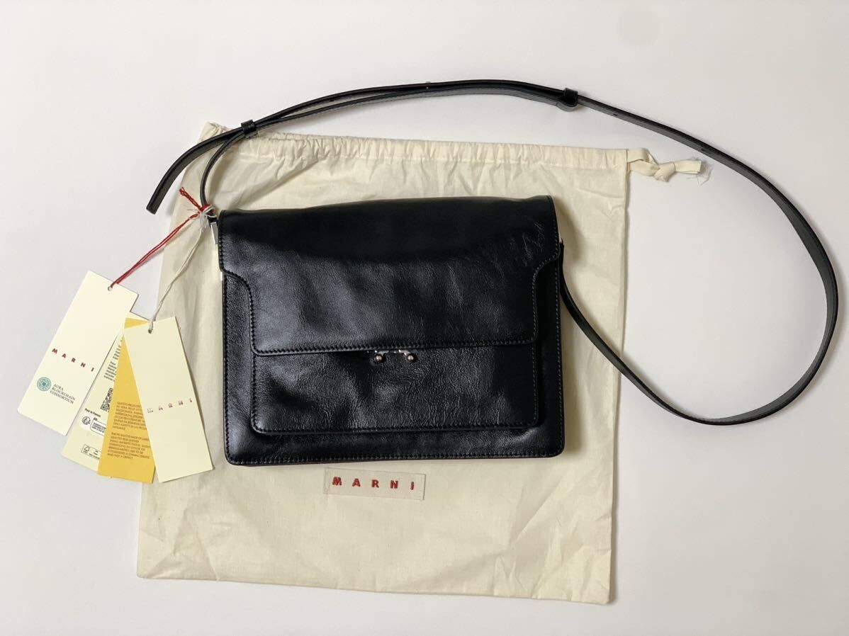 MARNI マルニ TRUNK SOFT LARGE BAG ブラック Black nappa extra large Trunkaroo Soft bag | Marni