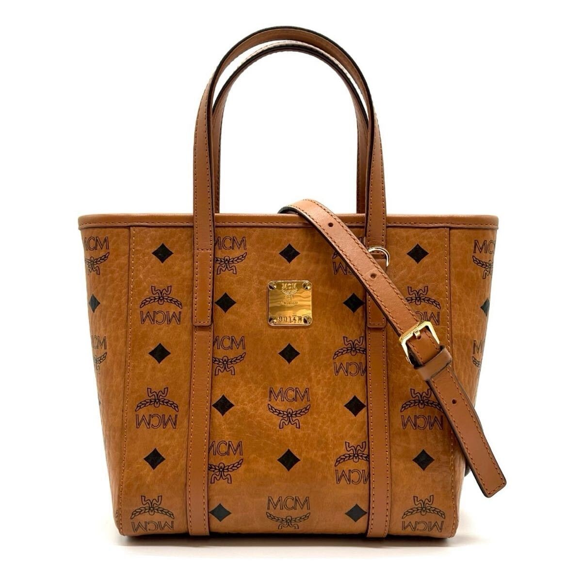 B (目立った傷や汚れなし)】MCM（エムシーエム）ヴィセトス 巾着