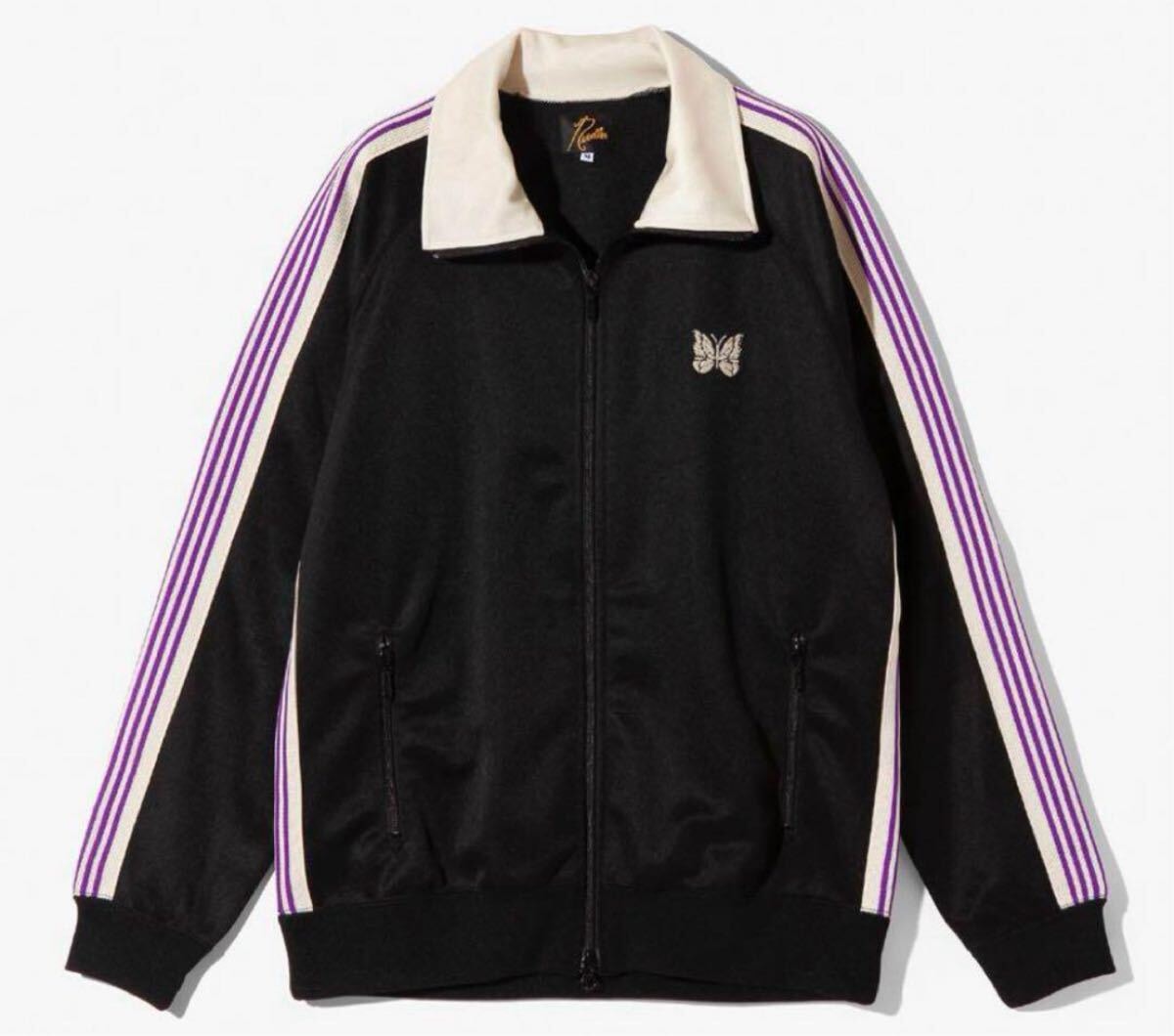needles 23ss 直営店　トラックジャケット　ブラック　パープル　L