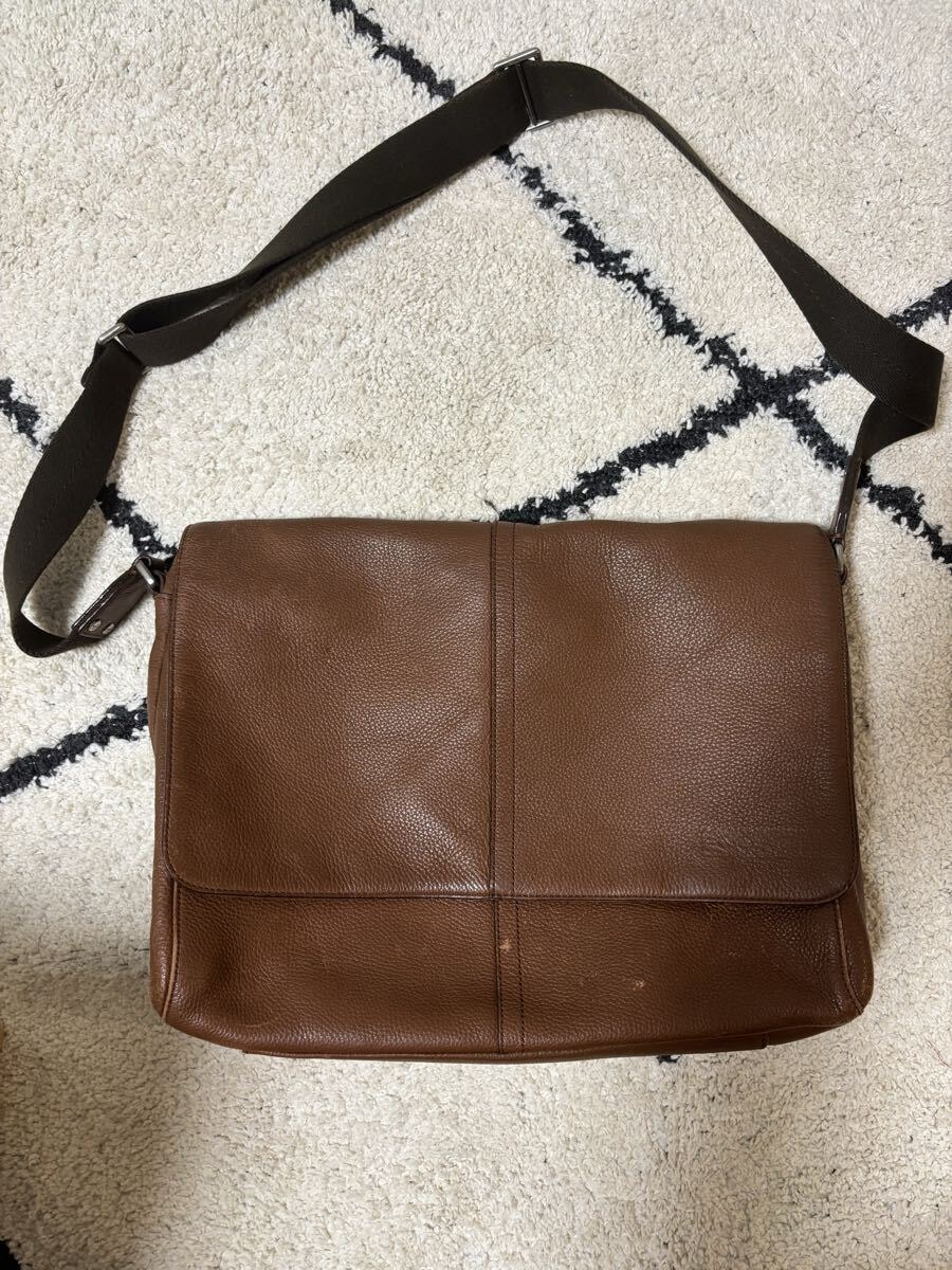 OLD COACH ブラウン メッセンジャーバッグ COACH コーチ ショルダーバッグ メッセンジャーバッグ