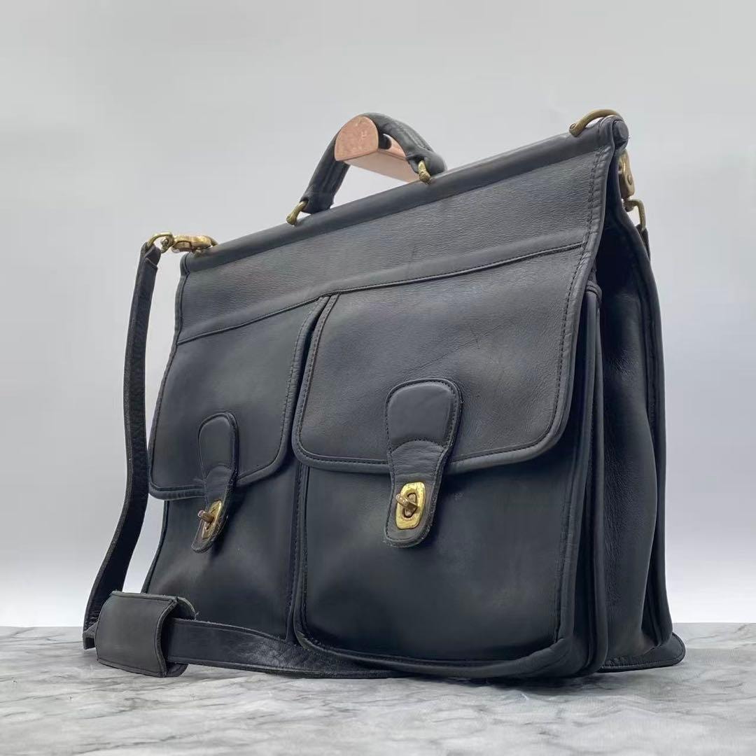 C (やや傷や汚れあり)】COACH（コーチ）シグネチャー ターンロック 