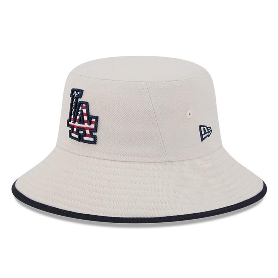NEW ERA MLB ドジャース バケットハット 2024 独立記念日 Fourth of July Bucket Hat ニューエラ カーキ
