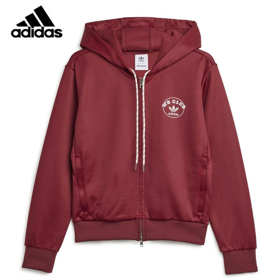○★新品未使用　adidas×WALES BONNER　WB トラックフーディ　M　レッド系★○