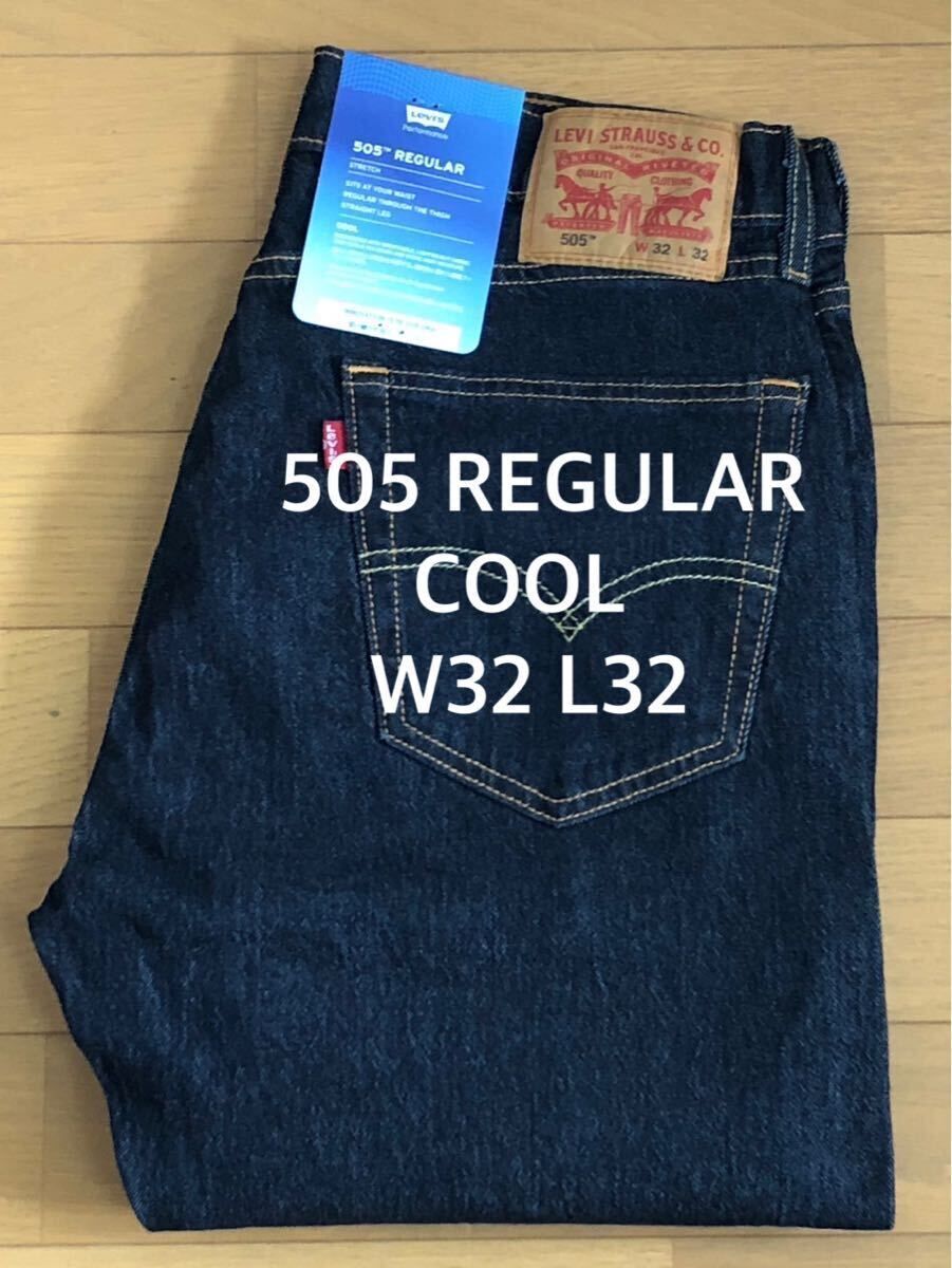 Levi's 505 REGULAR MIDNIGHT RINSE COOL W32 L32